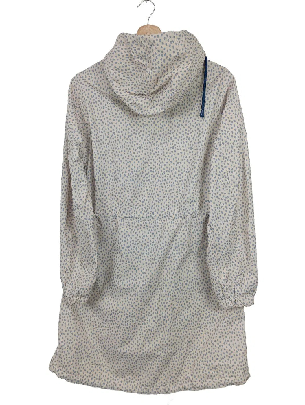 Women's thick poncho raincoat, dark blue, Unisex