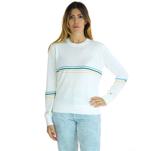 Tommy Hilfiger Women's long-sleeved blouse, white