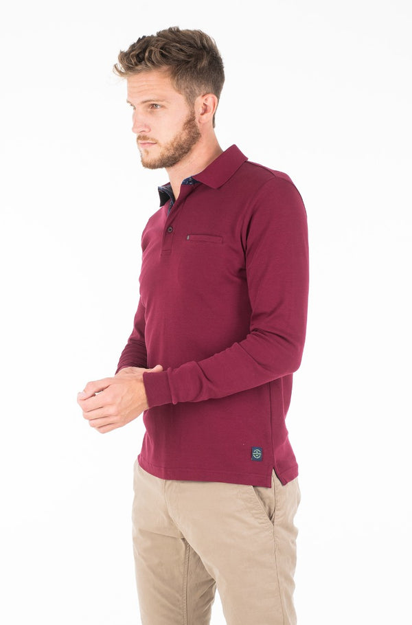 Мъжко поло с дълъг ръкав Pierre Cardin