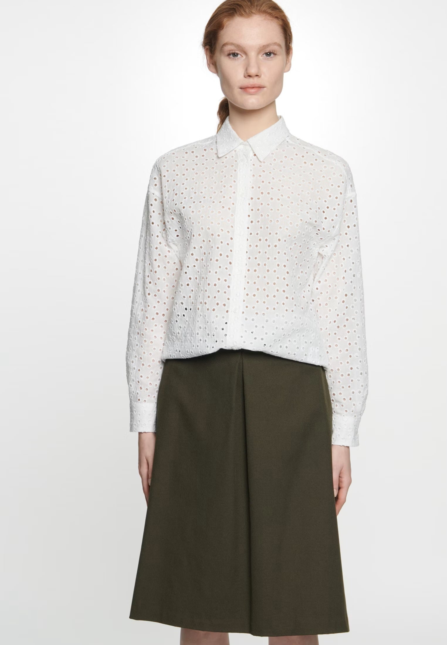 Seidensticker Women's mid-length skirt, green