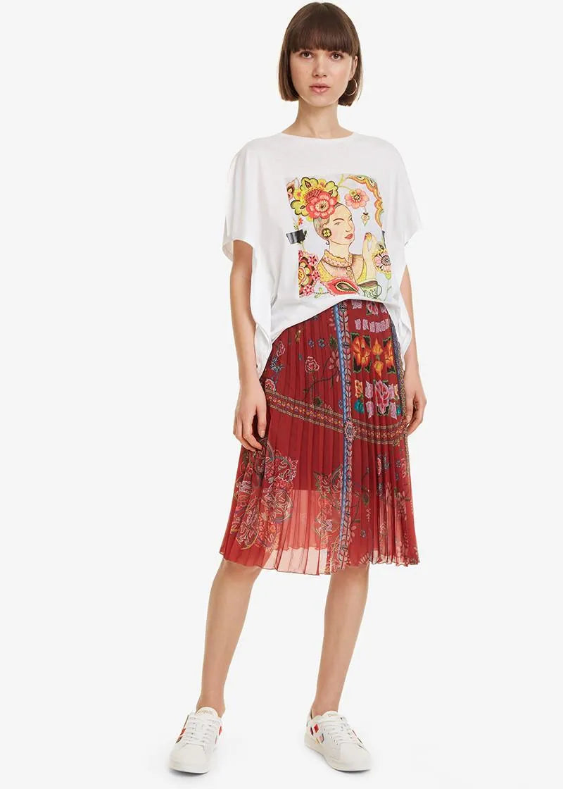 Desigual Women's T-Shirt Patty Floral