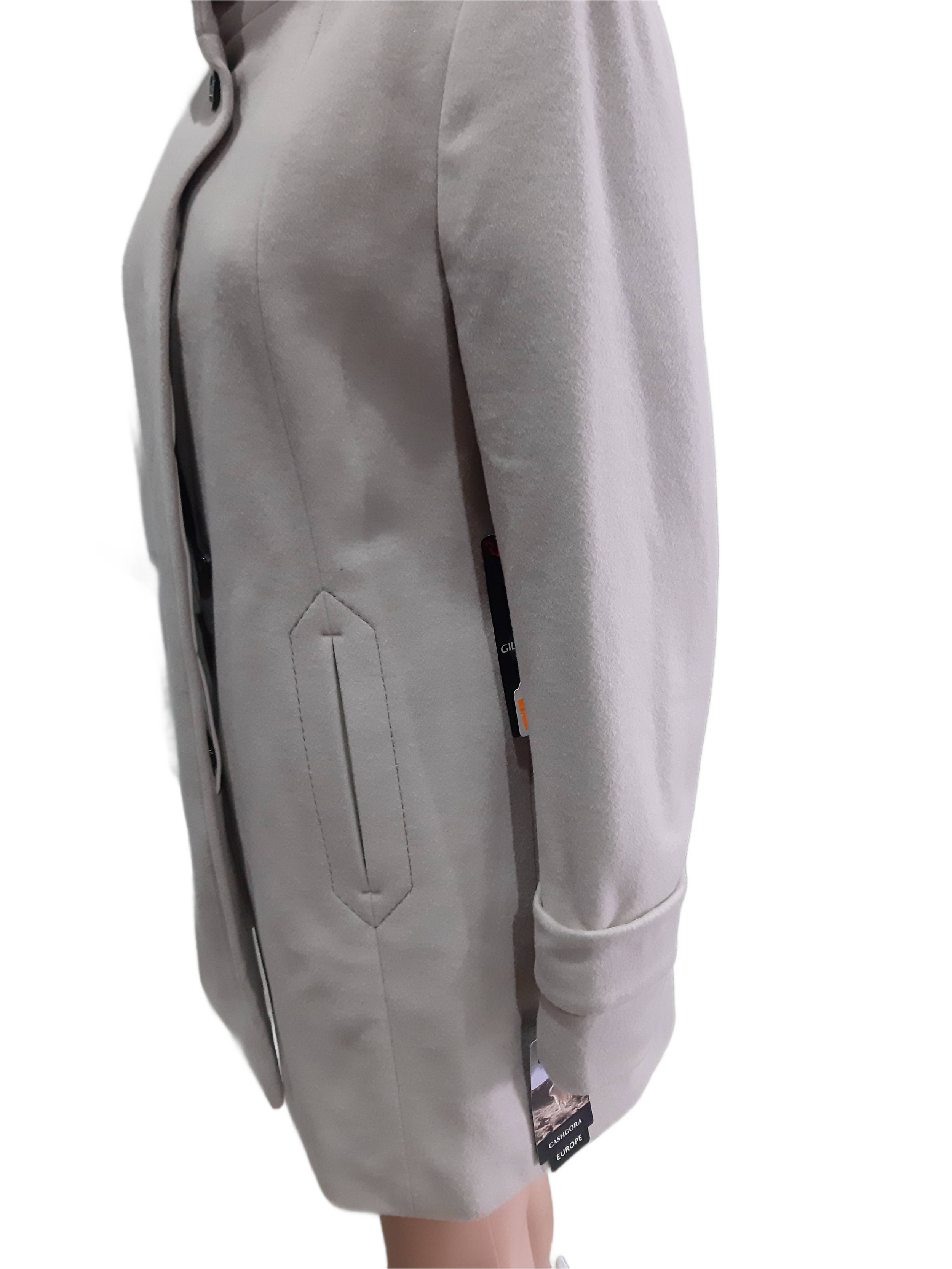 GIL BRED Women's elegant coat, nude color