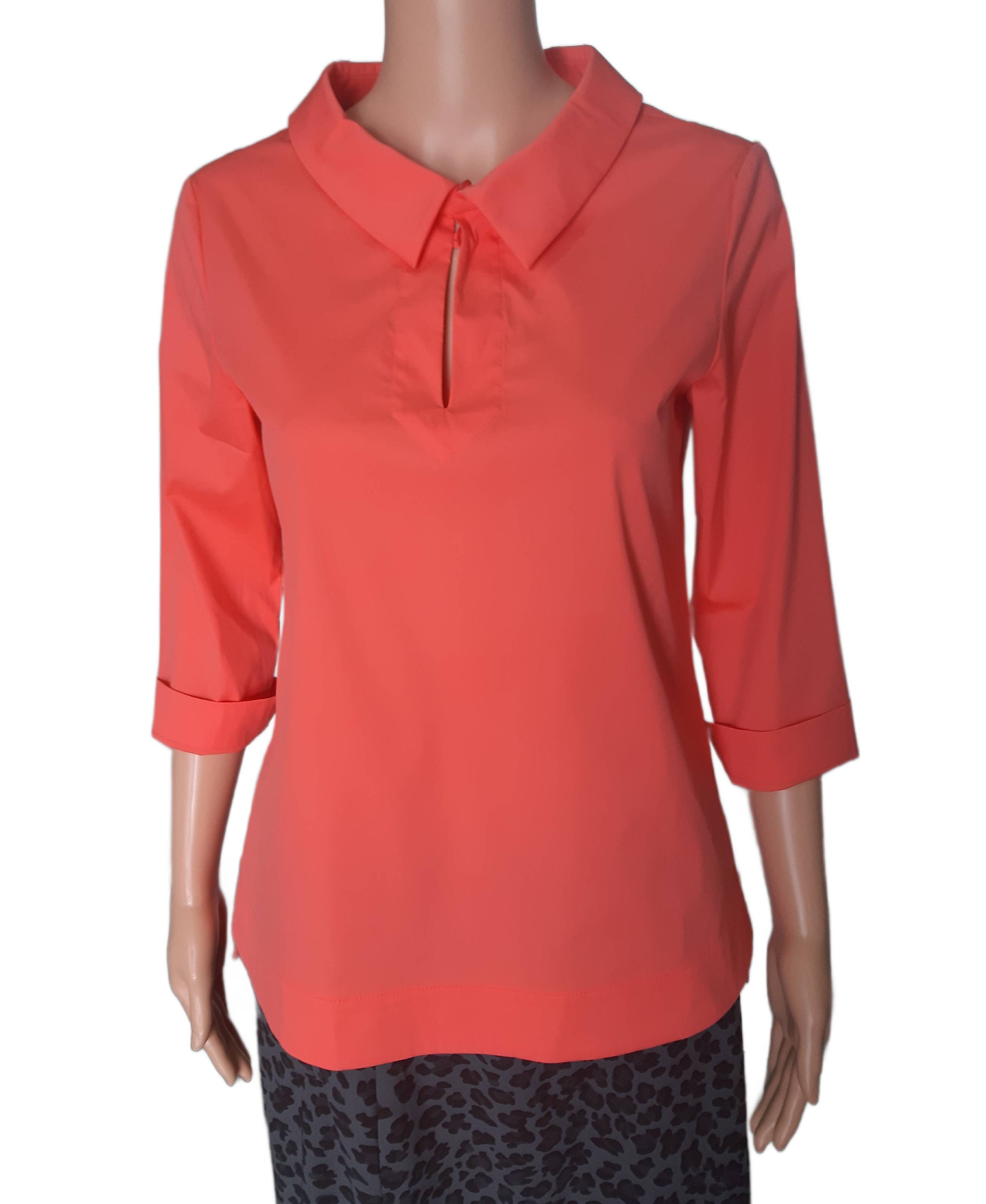 Елегантна памучна дамска блуза Riani, корал
