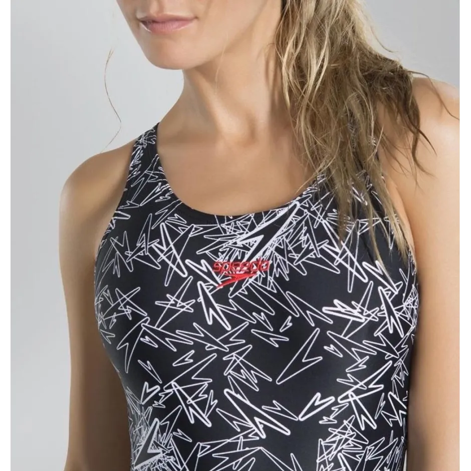 Speedo Boom Allover Muscleback Women's One-Piece Swimsuit