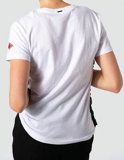 Дамска тениска Replay с къдра и принт