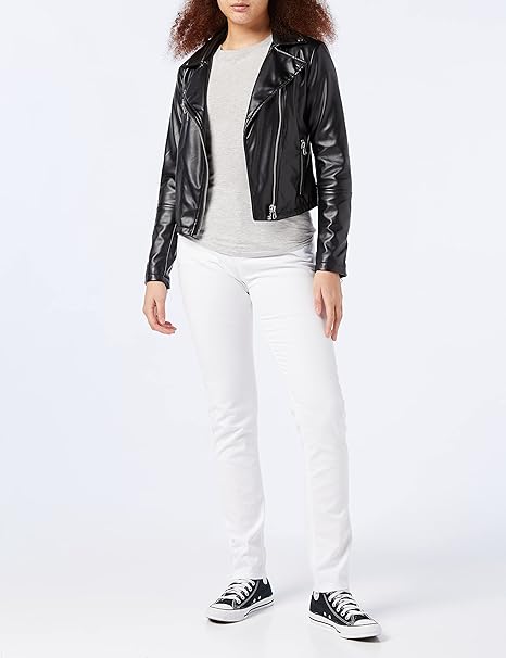 Дамски памучни дънки Replay Marty, бели