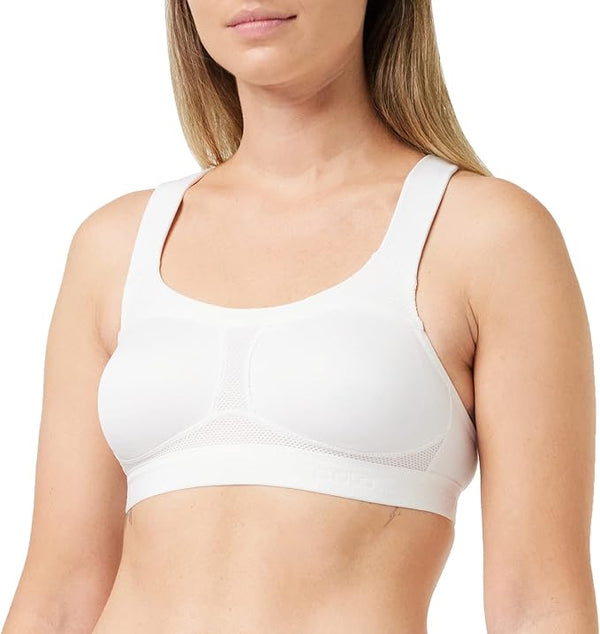Дамски спортен сутиен ODLO Ultimate HIGH 13091B, бял