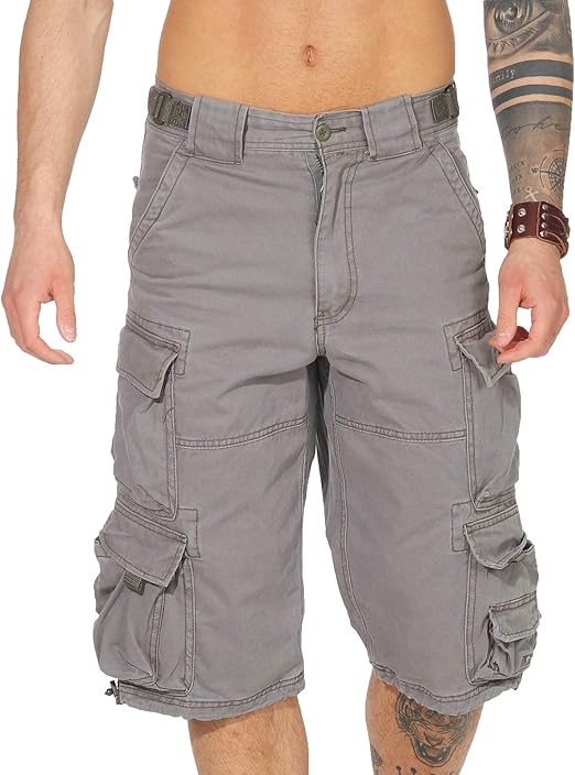 Men's Bermuda shorts JET LAG 3/4, gray