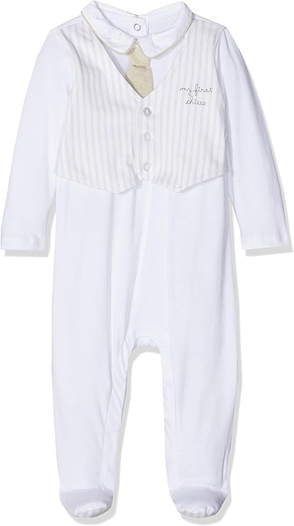 Chicco Памучен бебешки гащеризон