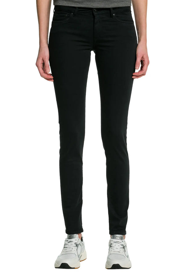 Дамски дънки PEPE JEANS Skinny Leg, черни