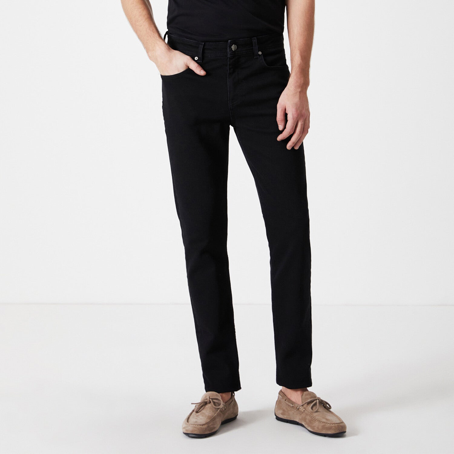Boris Becker Men's cotton jeans, black