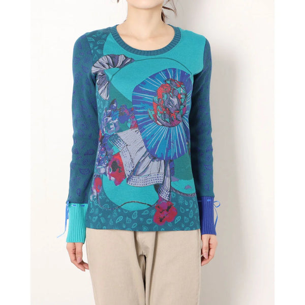 Desigual Women's long-sleeved blouse made of 100% cotton