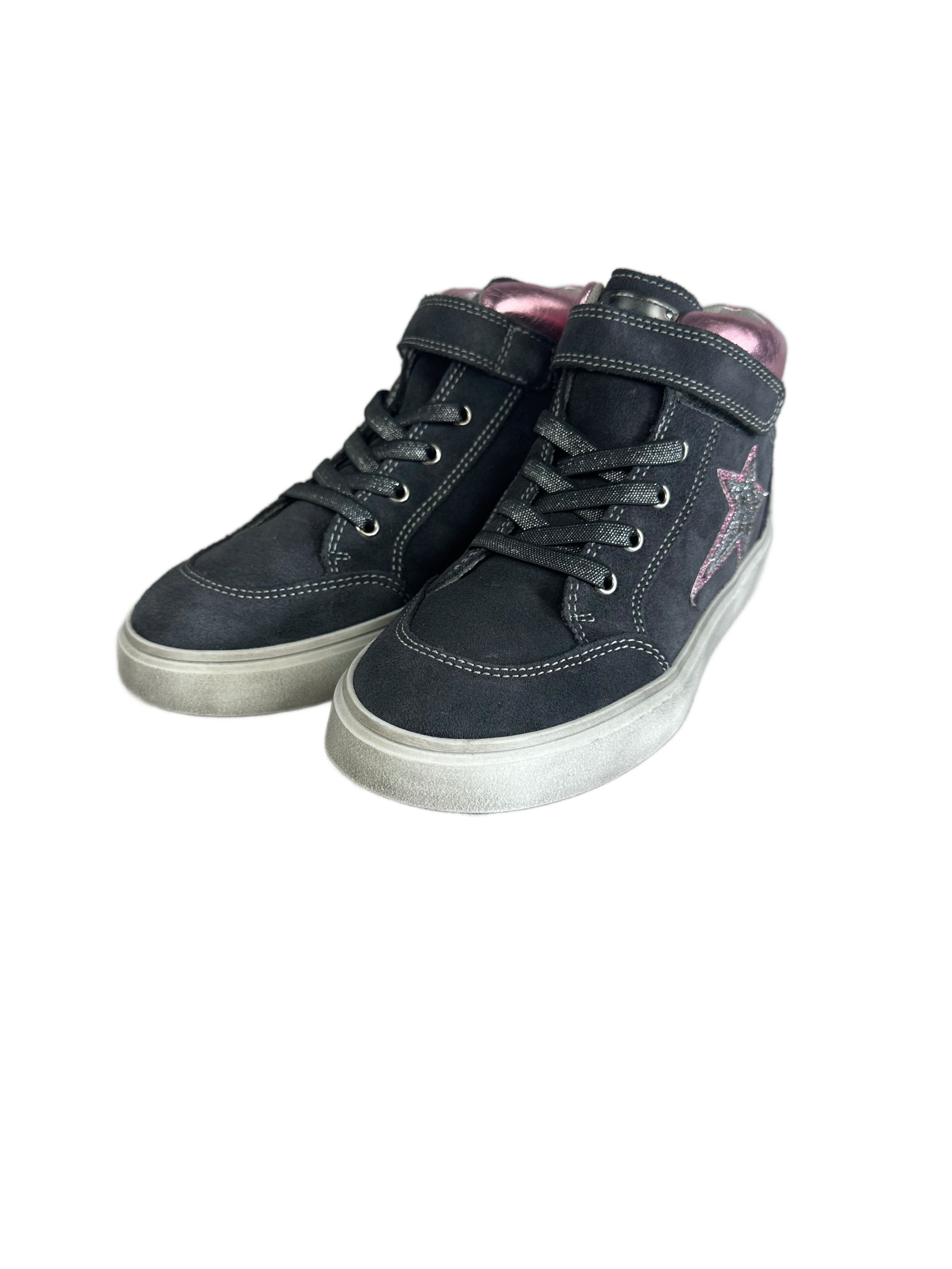 Children's shoes made of genuine leather with LED lights Richter