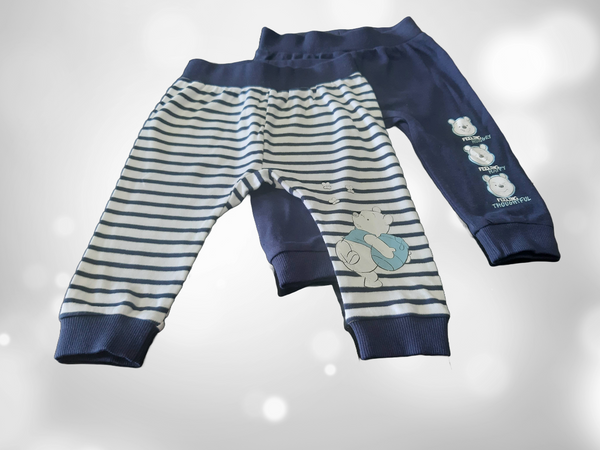 Disney Baby 2 бр. Детски памучни панталони за момче