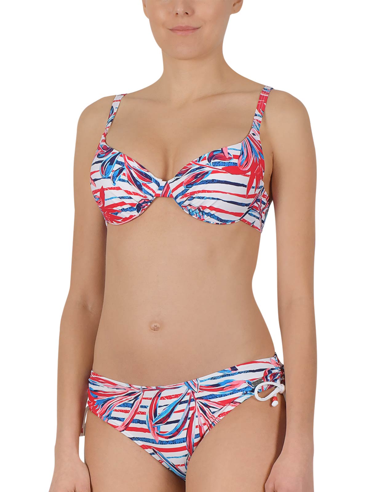 Women's swimsuit set Naturana Floral & Stripe