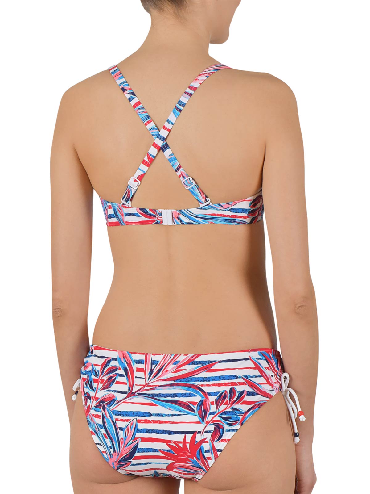 Women's swimsuit set Naturana Floral & Stripe