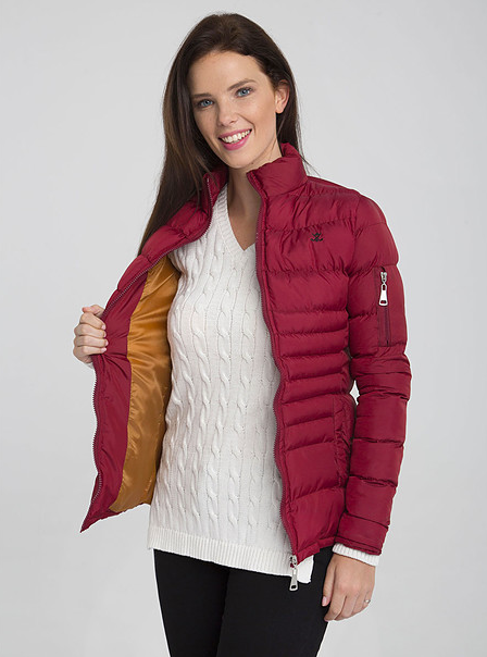 Sir Raymond Tailor Дамско есенно ватирано яке Ilaria в цвят бордо