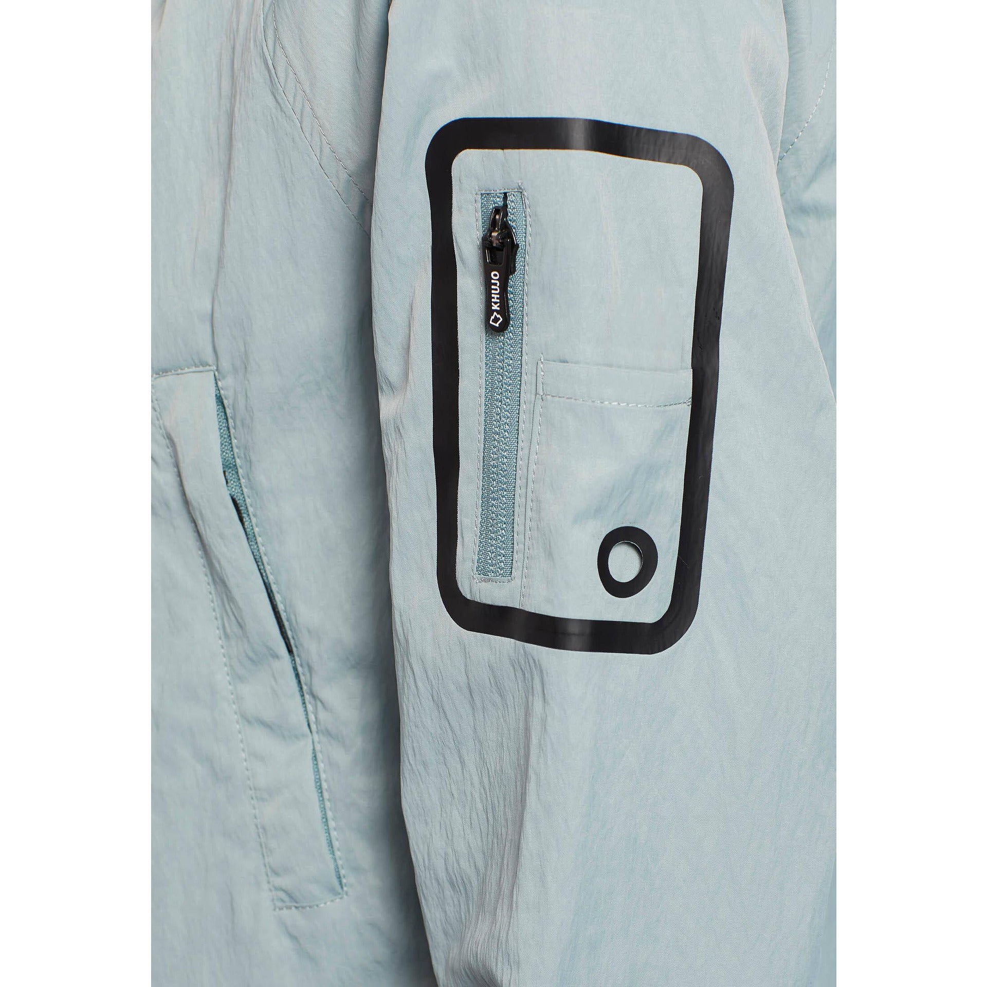 Women's waterproof all-season jacket KHUJO, gray-blue