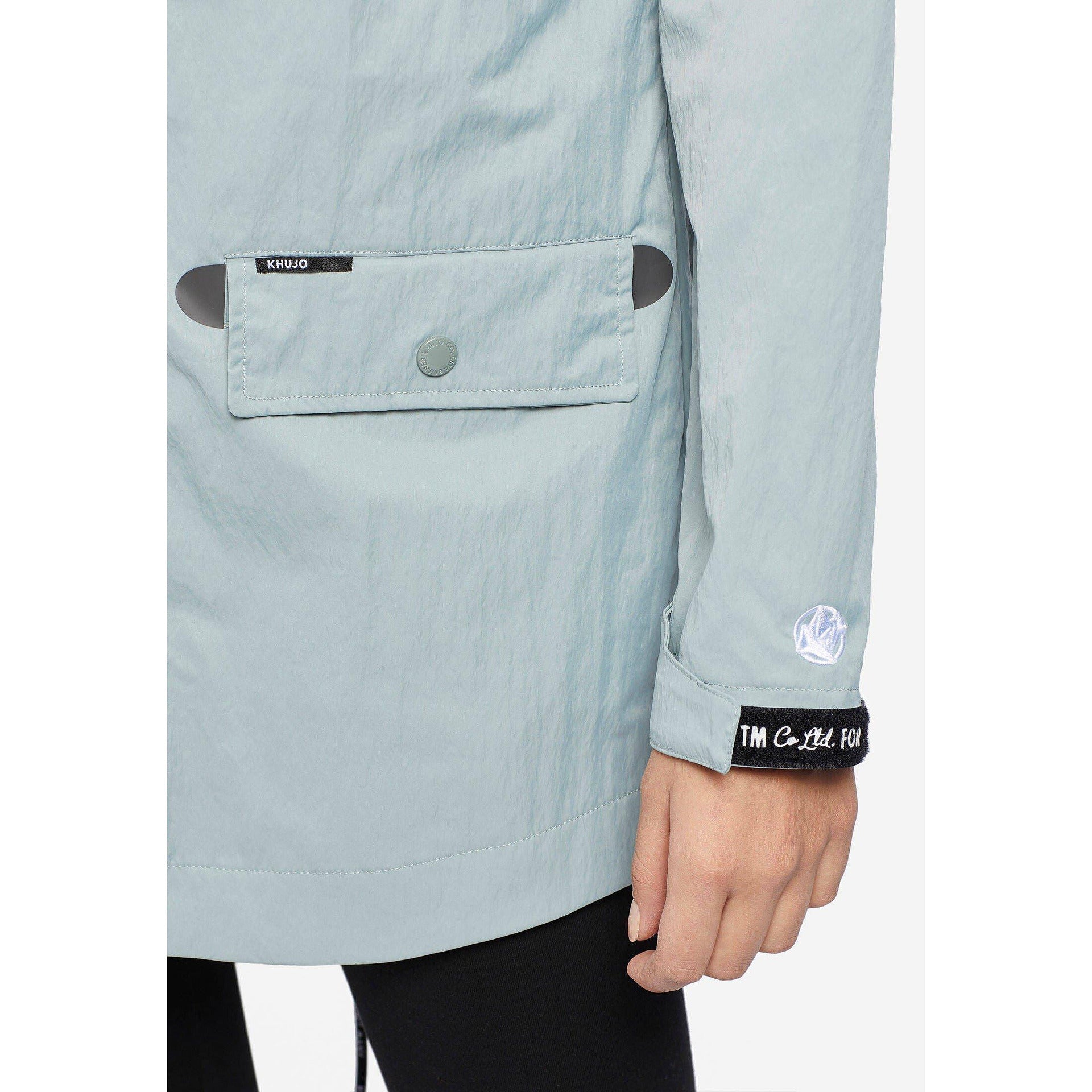 Women's waterproof all-season jacket KHUJO, gray-blue