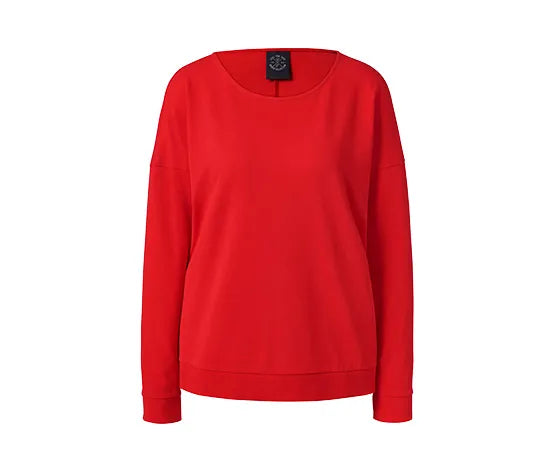 Блуза с дълъг прилеп ръкав, червена, M 40/42