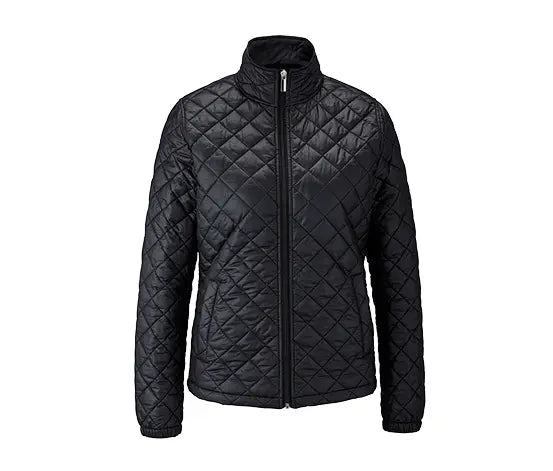 Дамска парка и късо ватирано яке - 3 в 1, черна, 44