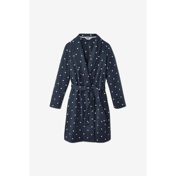 Дамски домашен памучен ?
алат, син на бели точки, L 44/46