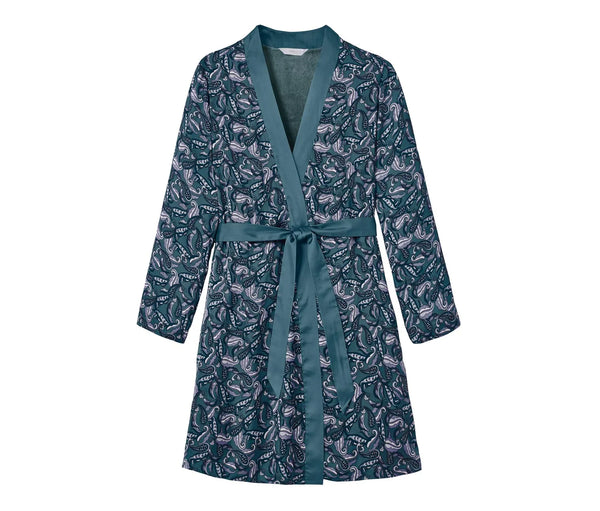 Дамски сатениран подплатен ?
алат, зелен с принт, S 36/38