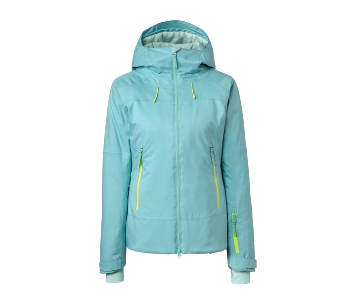 Дамско спортно ски/сноуборд спортно яке, зелено-тюркоаз, 44