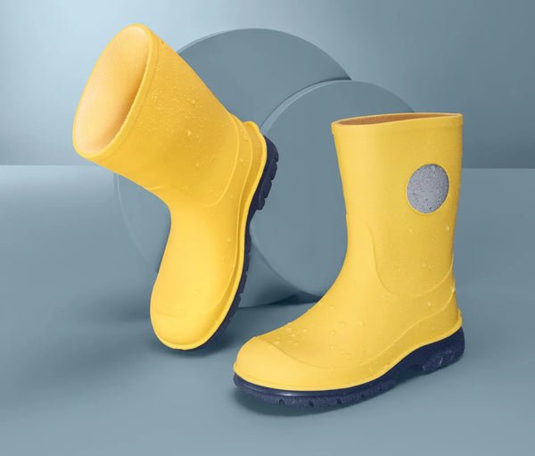 Детски гумени ботуши, жълти, 28-29