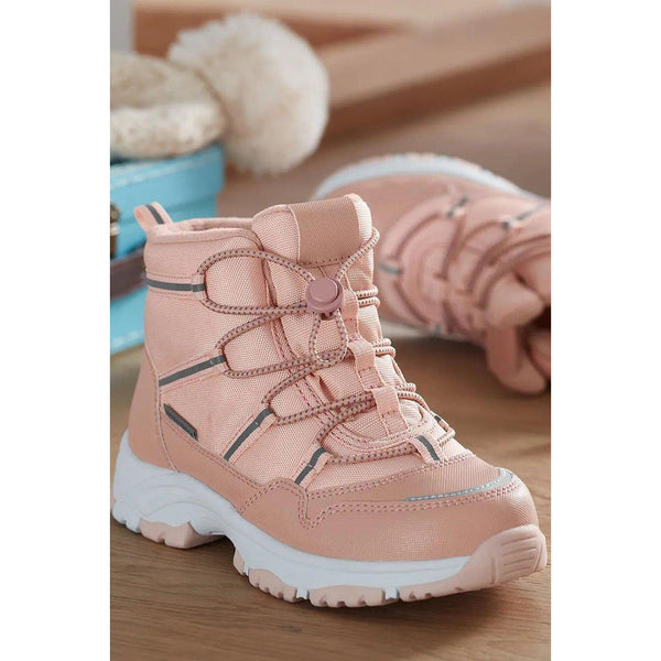 Детски водоустойчиви есенно-зимни боти, розови, 34-35