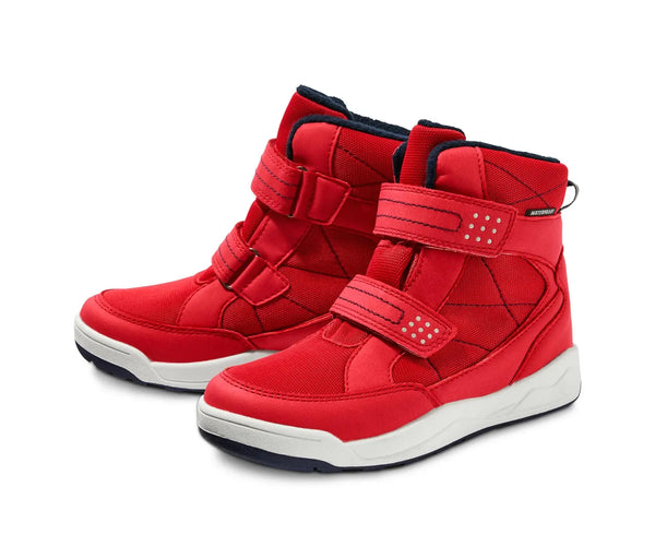Детски водоустойчиви есенно-зимни боти, червени, 30-31