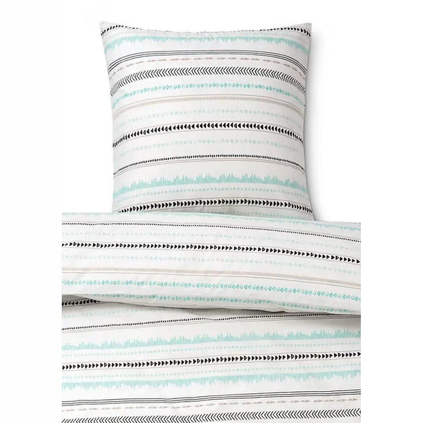 Спален комплект от органичен памук, бял с цветни мотиви 135 ?
200 см