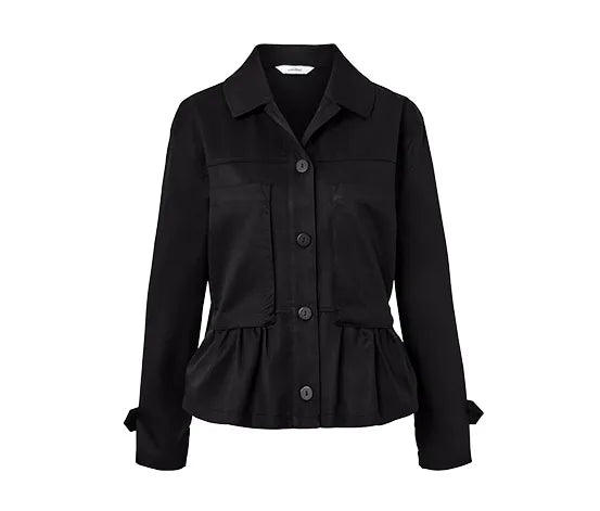 Ежедневна дамска риза, черна, 42