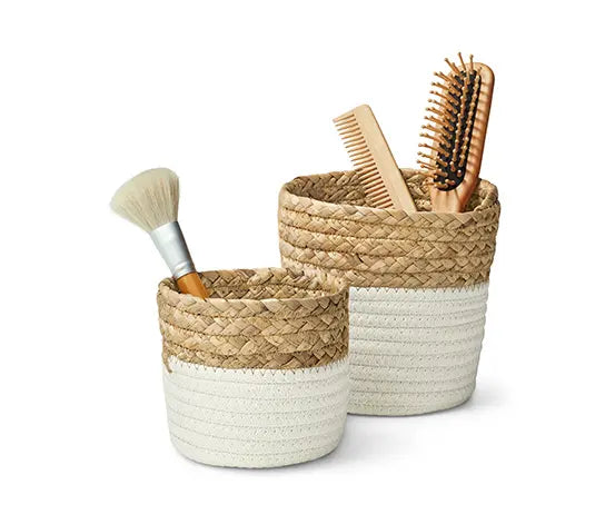 Комплект 2 броя кошници за съ?
ранение oт екологични материали