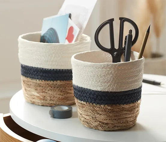 Комплект 2 броя кошници за съ?
ранение oт морска трева и ?
артия