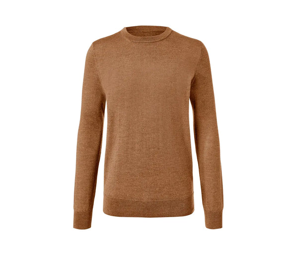 Мъжки вълнен пуловер, бежов, 54