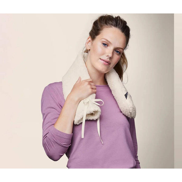 Нагревател за тяло с калъф, бял, 2л