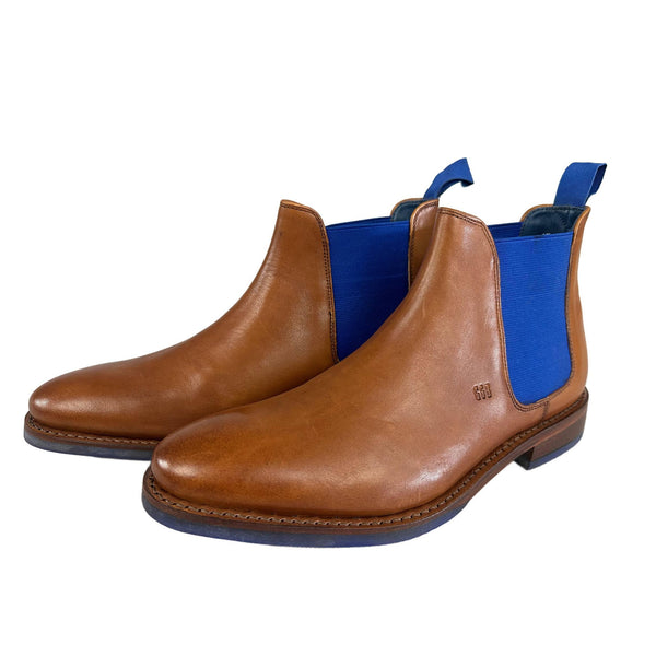 Ръчно изработени челси боти от естествена кожа Melvin & Hamilton, кафяви, 41