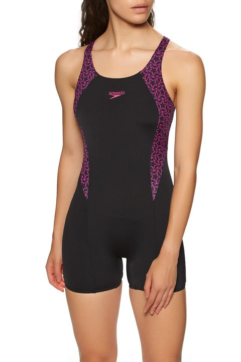 Speedo Hexagonal Tech Medalist Women's One-Piece Swimsuit