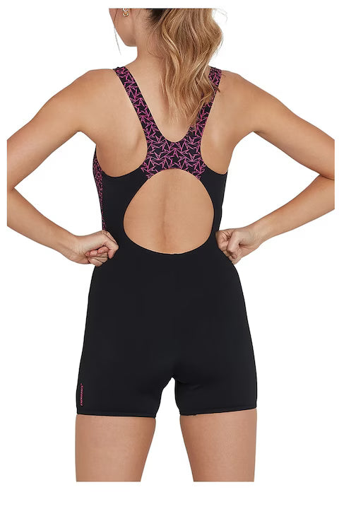 Speedo Hexagonal Tech Medalist Women's One-Piece Swimsuit