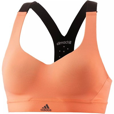 Adidas Climachill Дамски спортен сутиен, оранжев