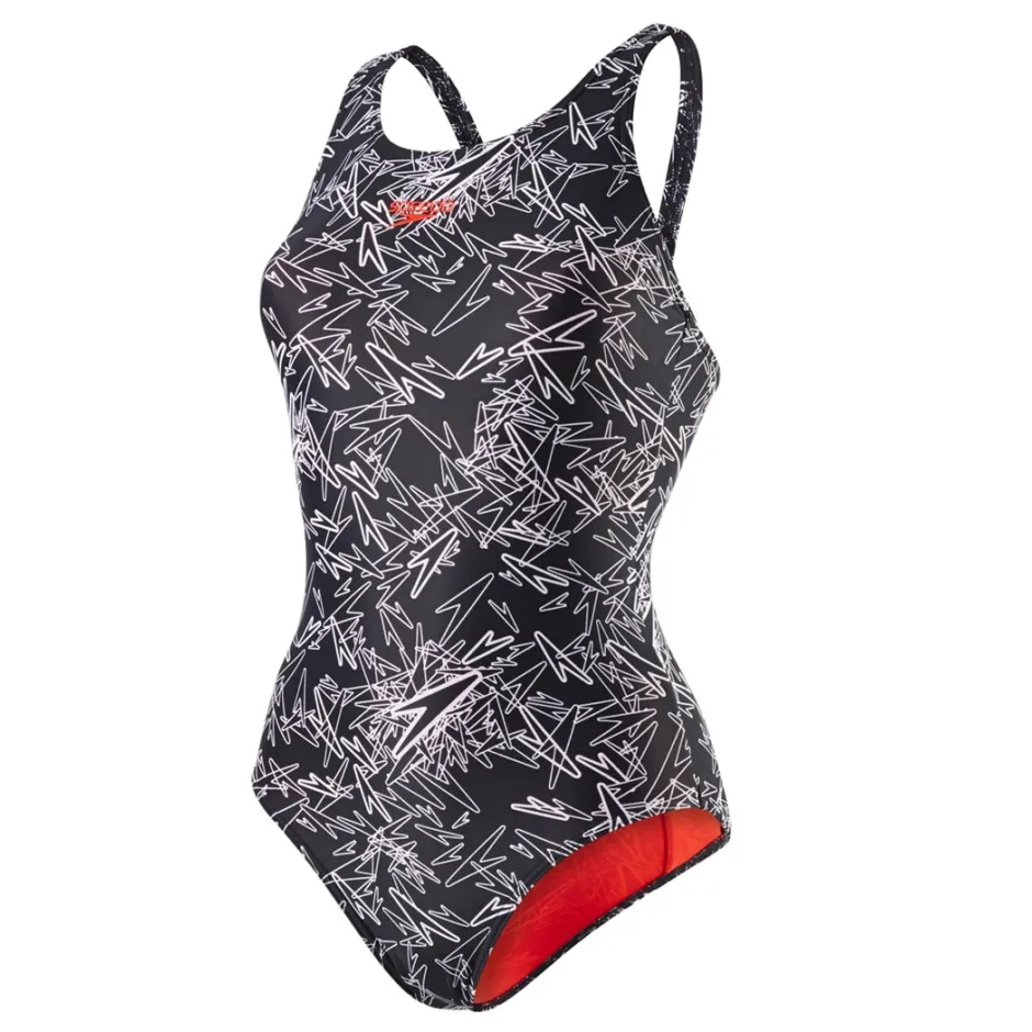 Speedo Boom Allover Muscleback Women's One-Piece Swimsuit
