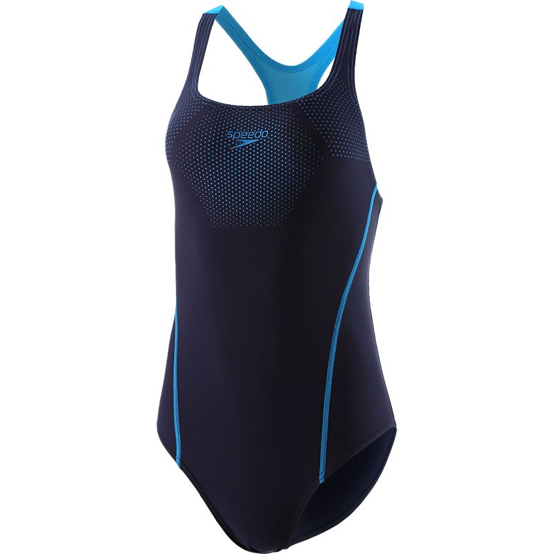 Speedo Women's Hexagonal Tech Medalist One-Piece Swimsuit