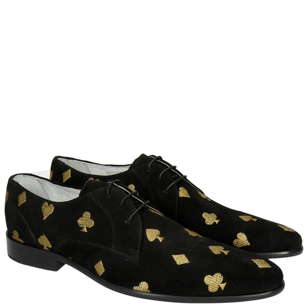 Велурени мъжки обувки Toni 1 от Melvin & Hamilton, черни, 42