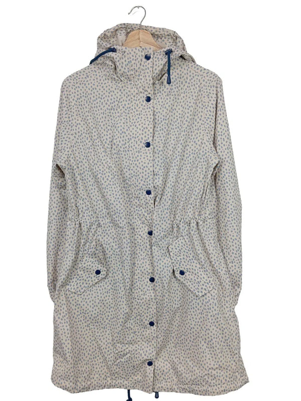 Women's thick poncho raincoat, dark blue, Unisex 