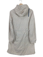 Women's thick poncho raincoat, dark blue, Unisex 