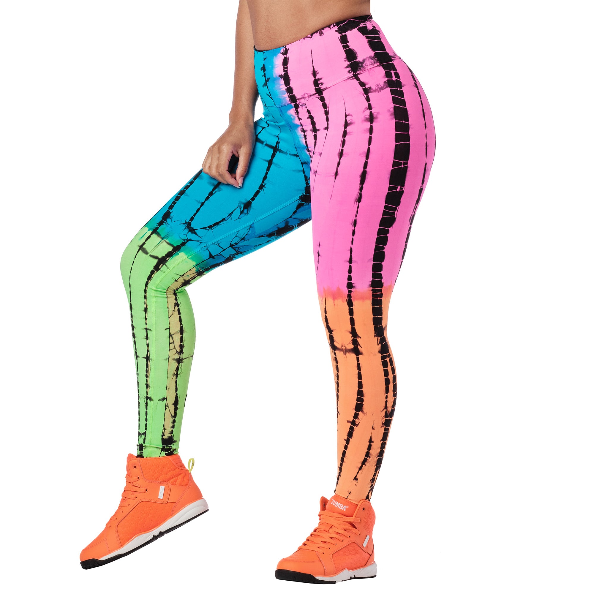 Дамски клин с висока талия и принт Zumba Dreamer