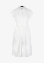 Apart Women's sporty-elegant pleated dress, white