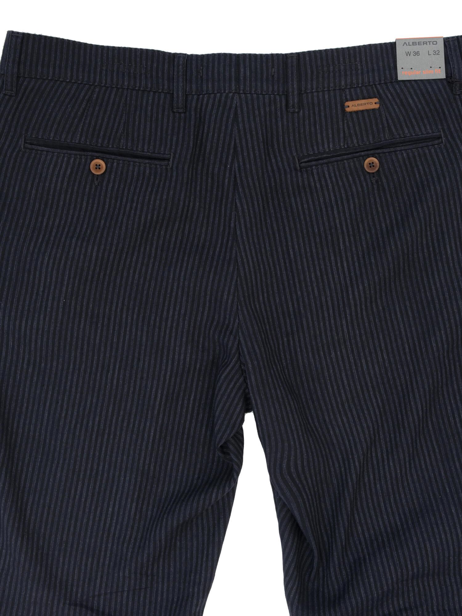 Men's striped trousers Alberto