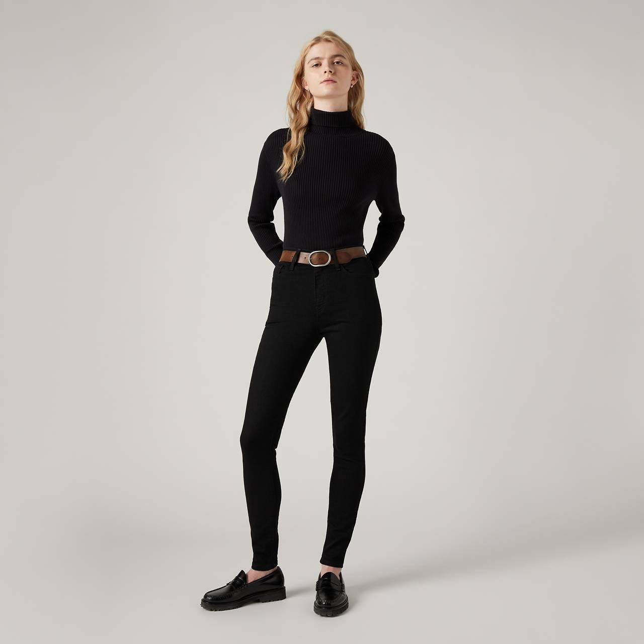 Levi's 720 Women's High Waist Skinny Jeans, Black